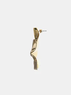 Women Source Unknown Accessories-Abstract Crystal Earrings, Gold