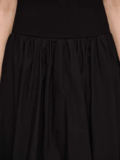 Women Source Unknown Clothing-Amal Drop Waist Racer Tank Dress, Black