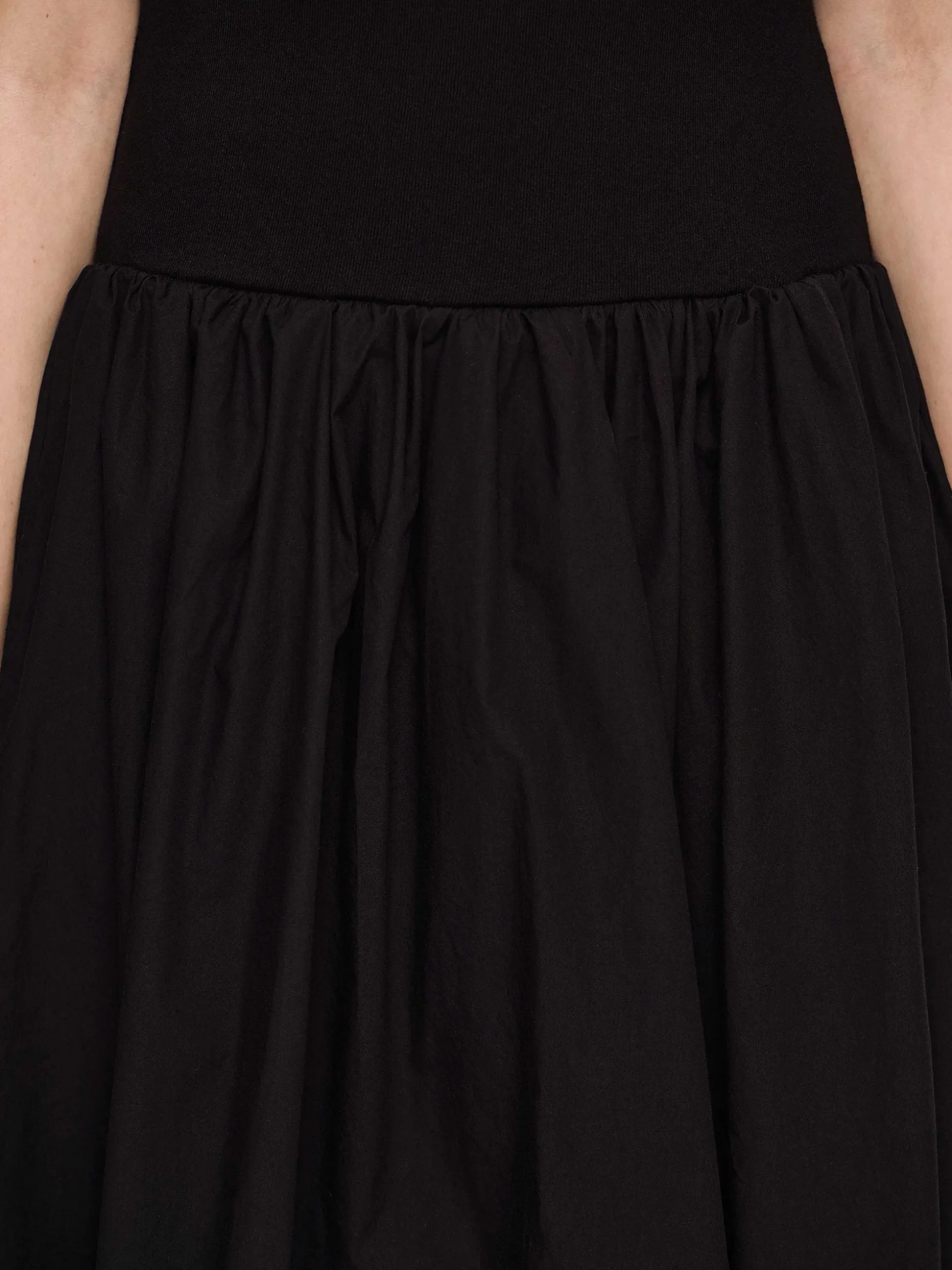 Women Source Unknown Clothing-Amal Drop Waist Racer Tank Dress, Black
