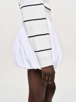 Women Source Unknown Bottoms-Balloon Miniskirt, White