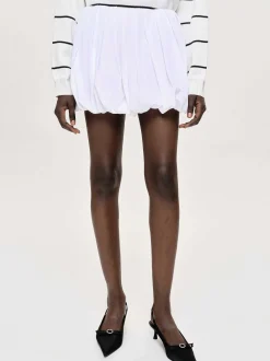 Women Source Unknown Bottoms-Balloon Miniskirt, White