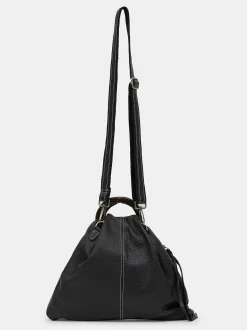 Women Source Unknown Shoes & Bags-Calfskin Triangle Tote, Black