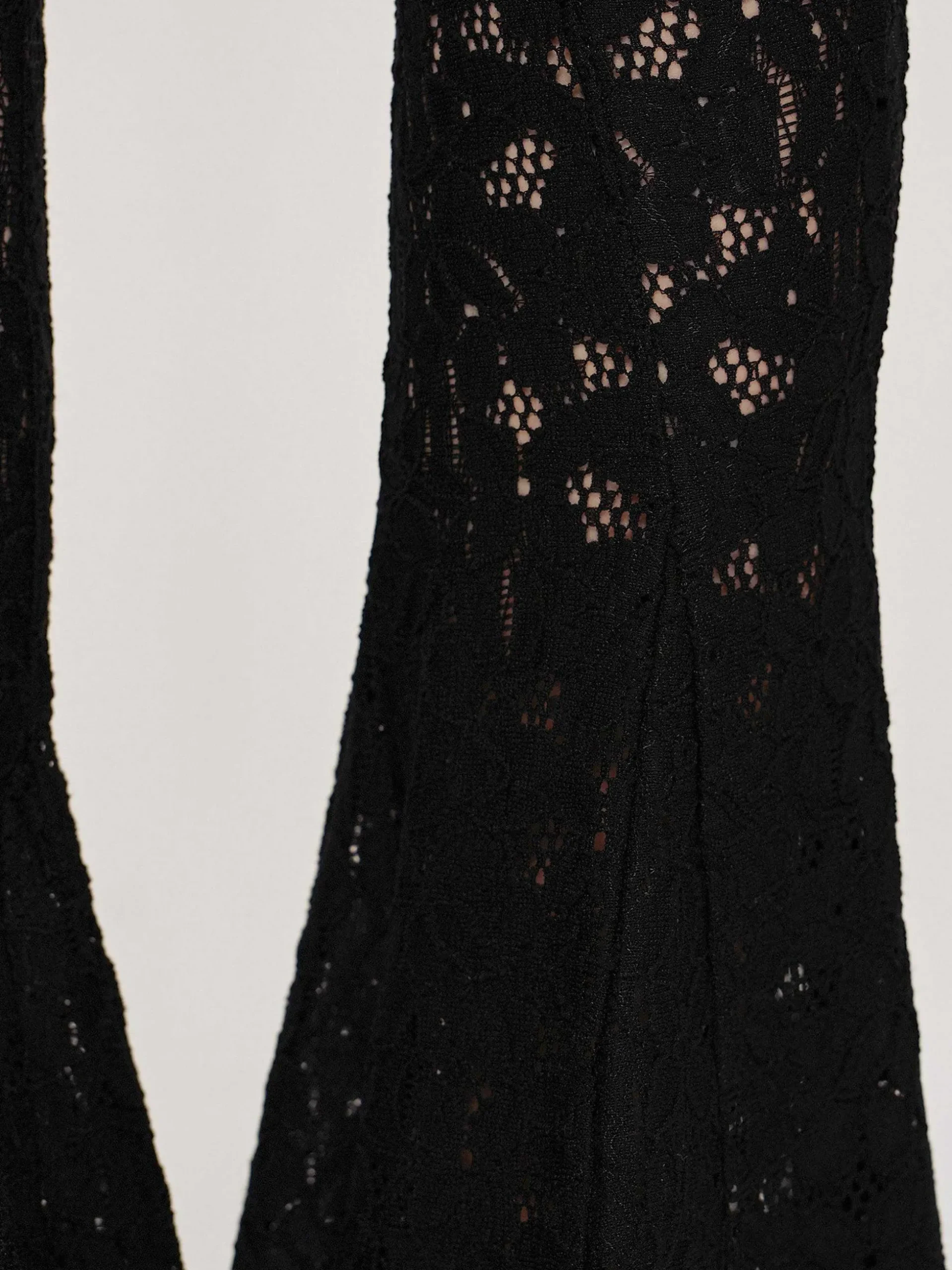 Women Source Unknown Accessories-Chantilly Lace Pants, Black