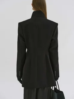 Women Source Unknown Outerwear-Corrin Wrap Blazer, Black