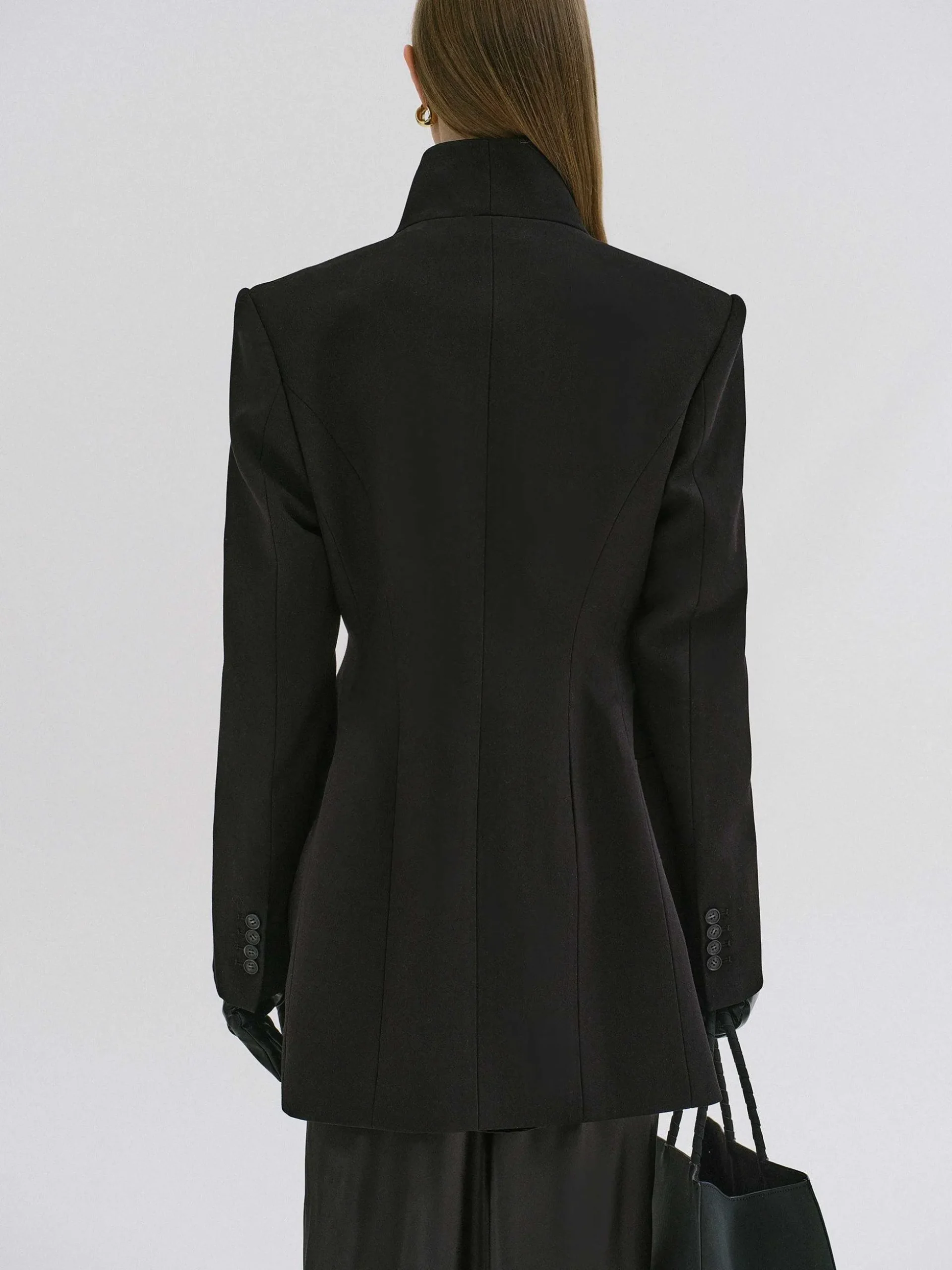 Women Source Unknown Outerwear-Corrin Wrap Blazer, Black