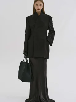 Women Source Unknown Outerwear-Corrin Wrap Blazer, Black