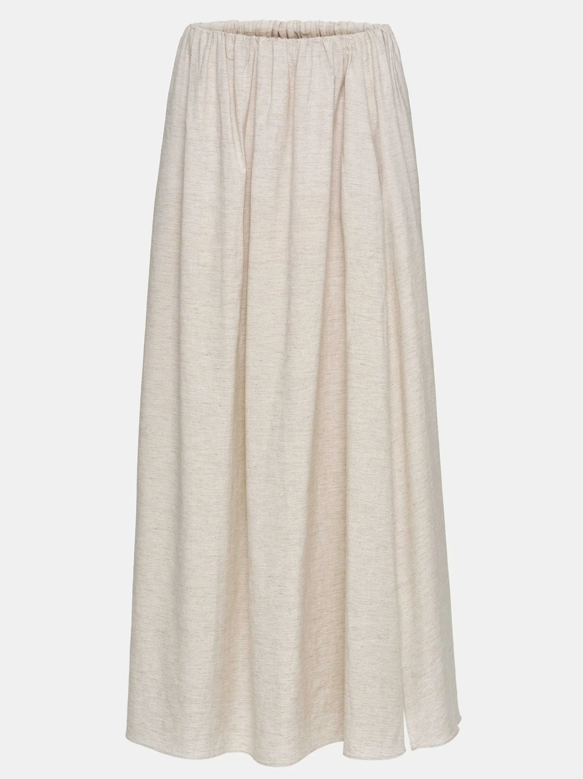 Women Source Unknown Bottoms-Dhanila Floor-Length Linen Skirt, Natural