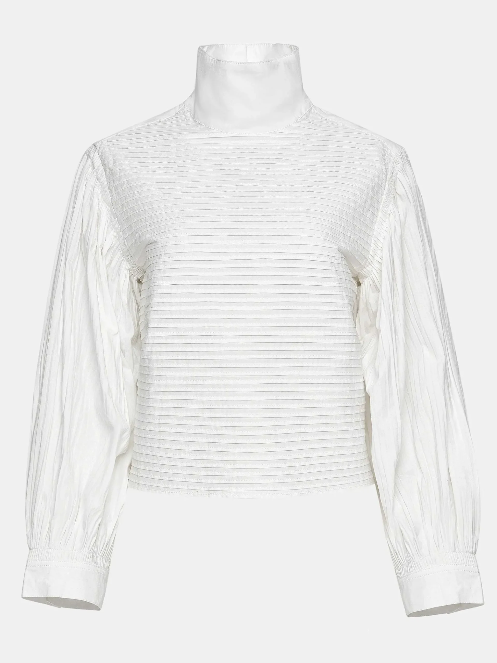 Women Source Unknown Clothing-Erza Volume Blouse, White