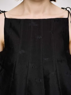 Women Source Unknown Tops-Extra Cropped Camisole, Black