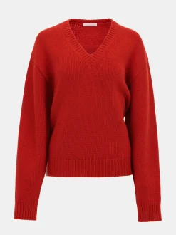 Women Source Unknown Knitwear-Extra-Fine Wool Jumper, Red
