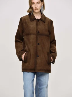 Women Source Unknown Accessories-Faded Sponge Jacket, Kobicha