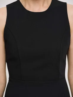 Women Source Unknown Clothing-Fitted Maxi Dress, Black