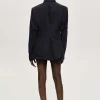 Women Source Unknown Accessories-Fitted Waist Shirt, Navy