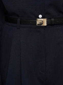 Women Source Unknown Co-Ords-High Rise Angled Shorts, Navy