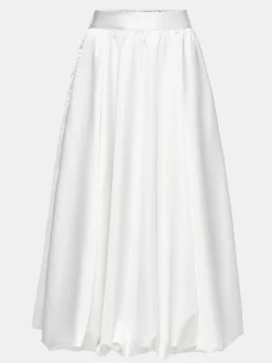 Women Source Unknown Bottoms-Kaleido Puffball Skirt, White