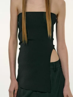 Women Source Unknown Accessories-Long Split Bandeau, Black