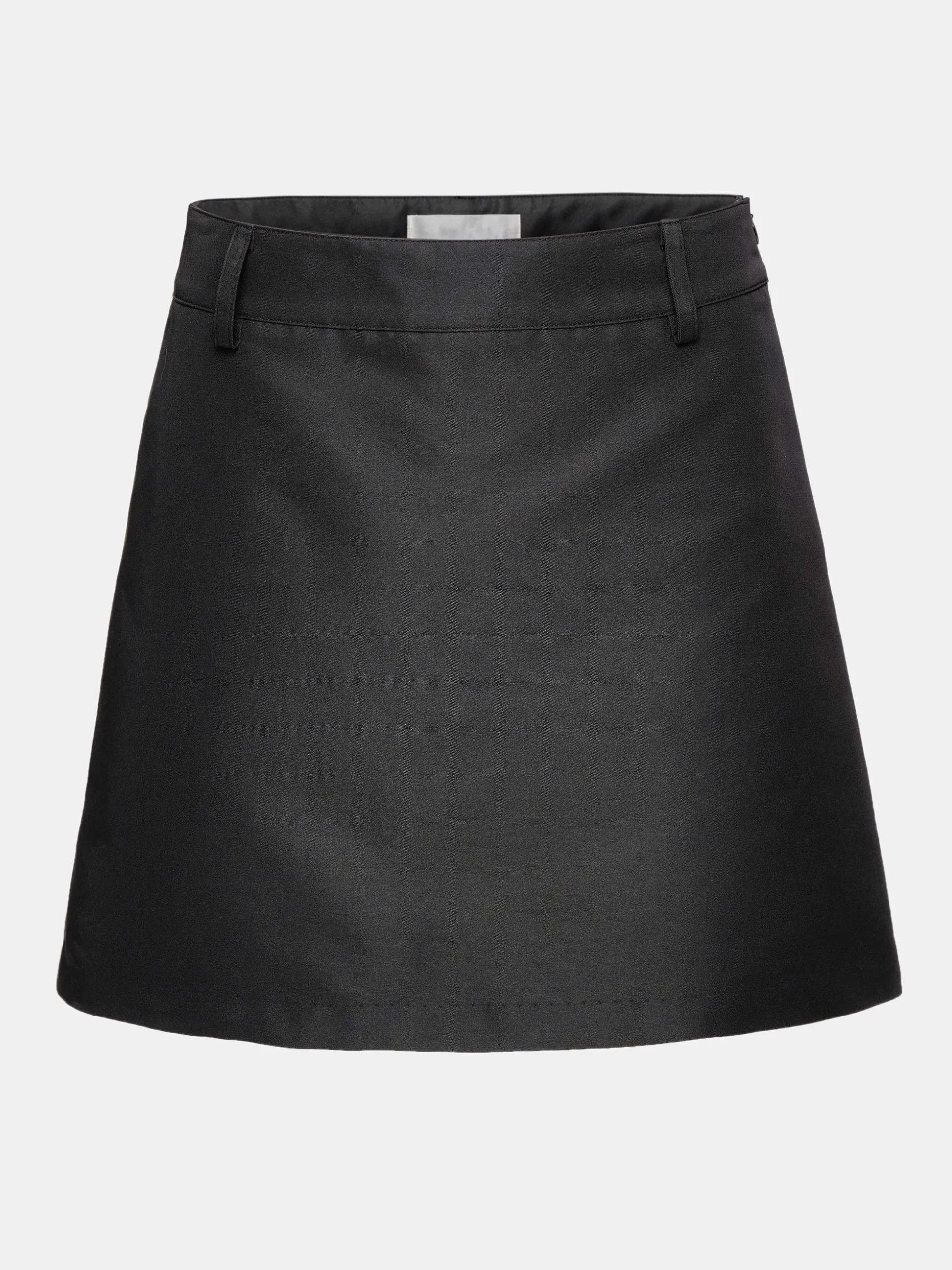 Women Source Unknown Bottoms-Nylon Suit Miniskirt, Black