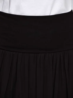 Women Source Unknown Bottoms-Ocelia Drop Waist Maxi Skirt, Black