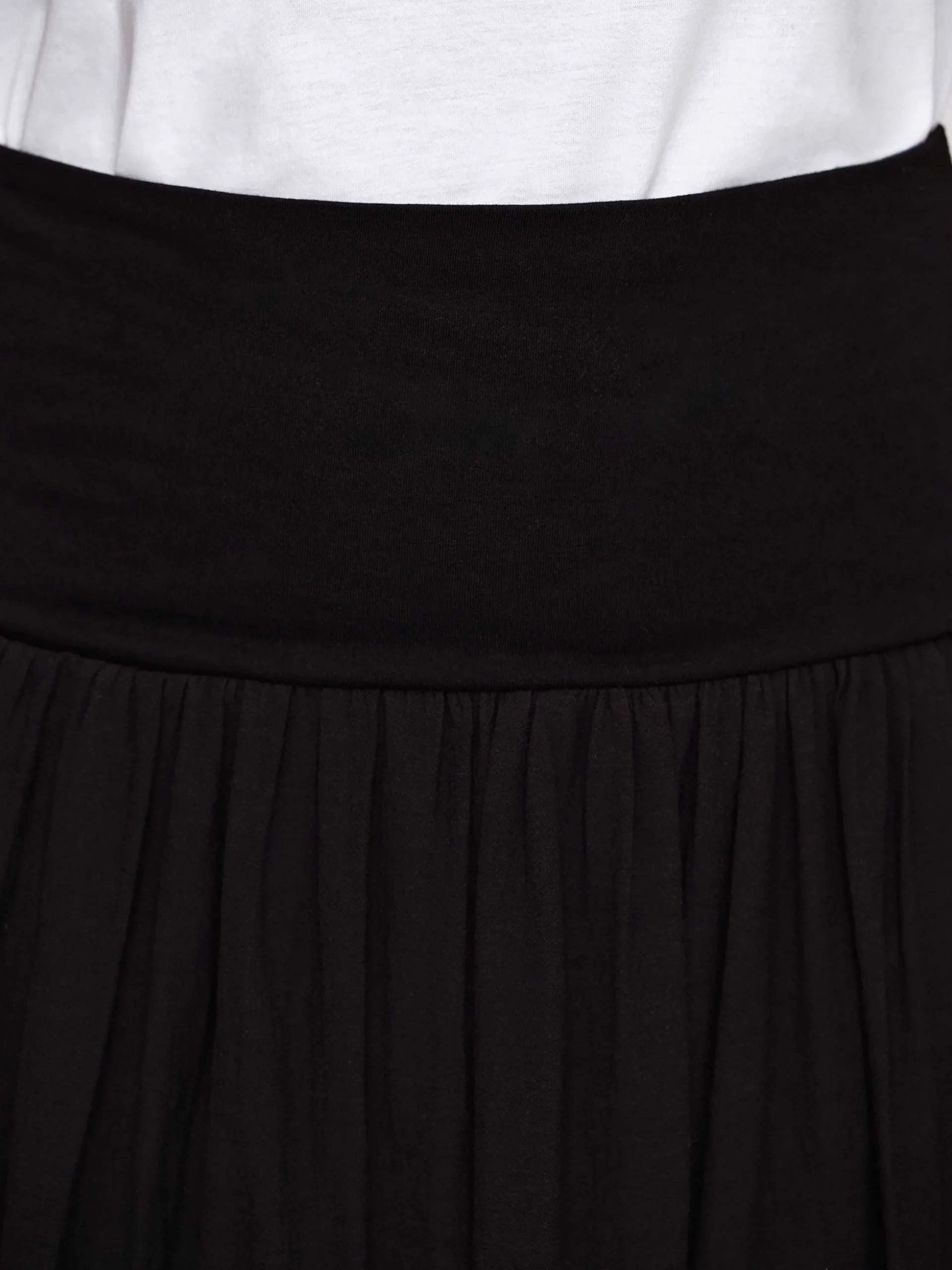 Women Source Unknown Bottoms-Ocelia Drop Waist Maxi Skirt, Black