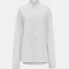 Women Source Unknown Accessories-Over-Fit Cotton Shirt, White