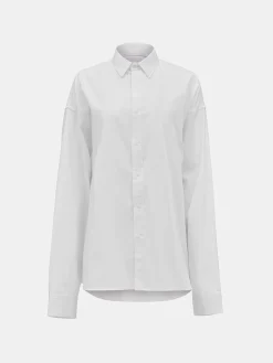 Women Source Unknown Accessories-Over-Fit Cotton Shirt, White