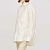 Women Source Unknown Accessories-Over-Fit Jacquard Shirt, Parchment