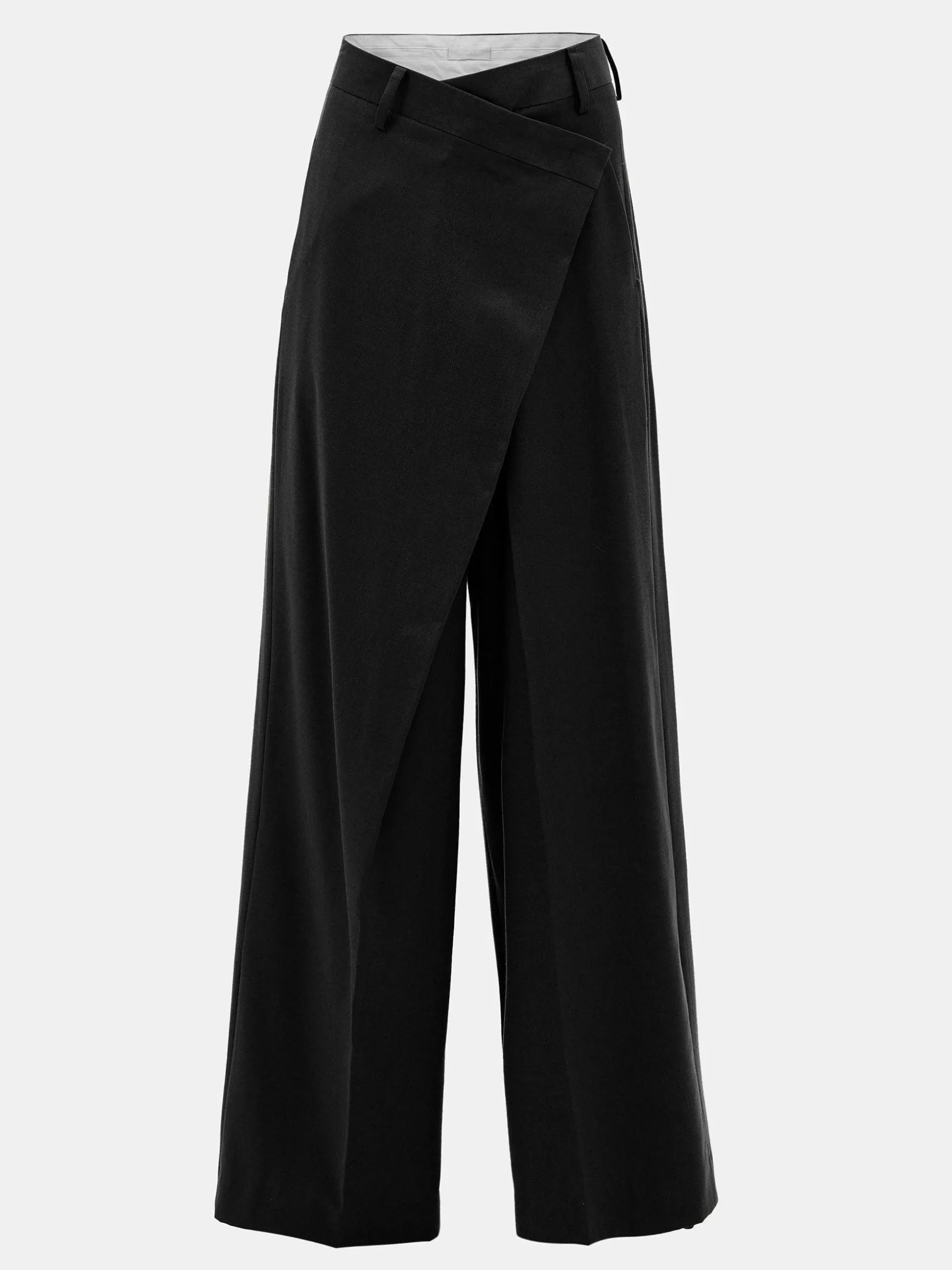 Women Source Unknown Bottoms-Rennert Criss Cross Trousers, Black