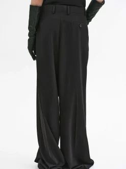 Women Source Unknown Clothing-Rennert Criss Cross Trousers, Black