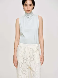 Women Source Unknown Accessories-Scarf-Neck Top, Blizzard Blue