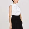 Women Source Unknown Accessories-Scarf-Neck Top, White