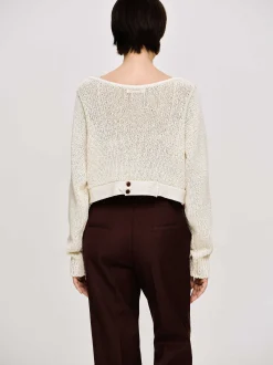 Women Source Unknown Knitwear-Scoop Neck Knit, Almond