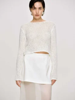 Women Source Unknown Knitwear-Semi-Sheer Knit, Birch