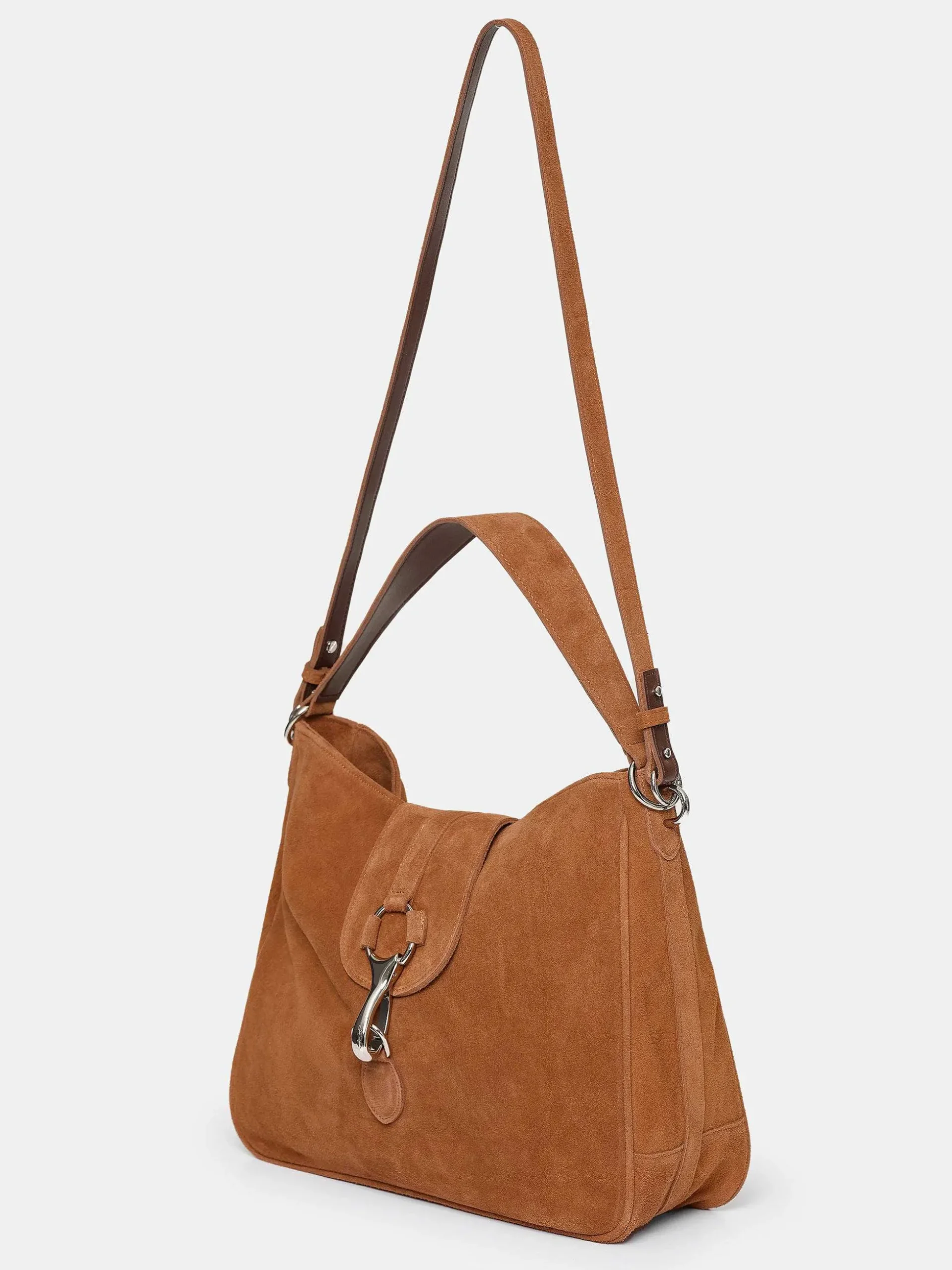 Women Source Unknown Shoes & Bags-Suede Hobo Bag, Copper