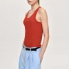 Women Source Unknown Accessories-Tancel Tank Top, Red