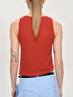 Women Source Unknown Accessories-Tancel Tank Top, Red