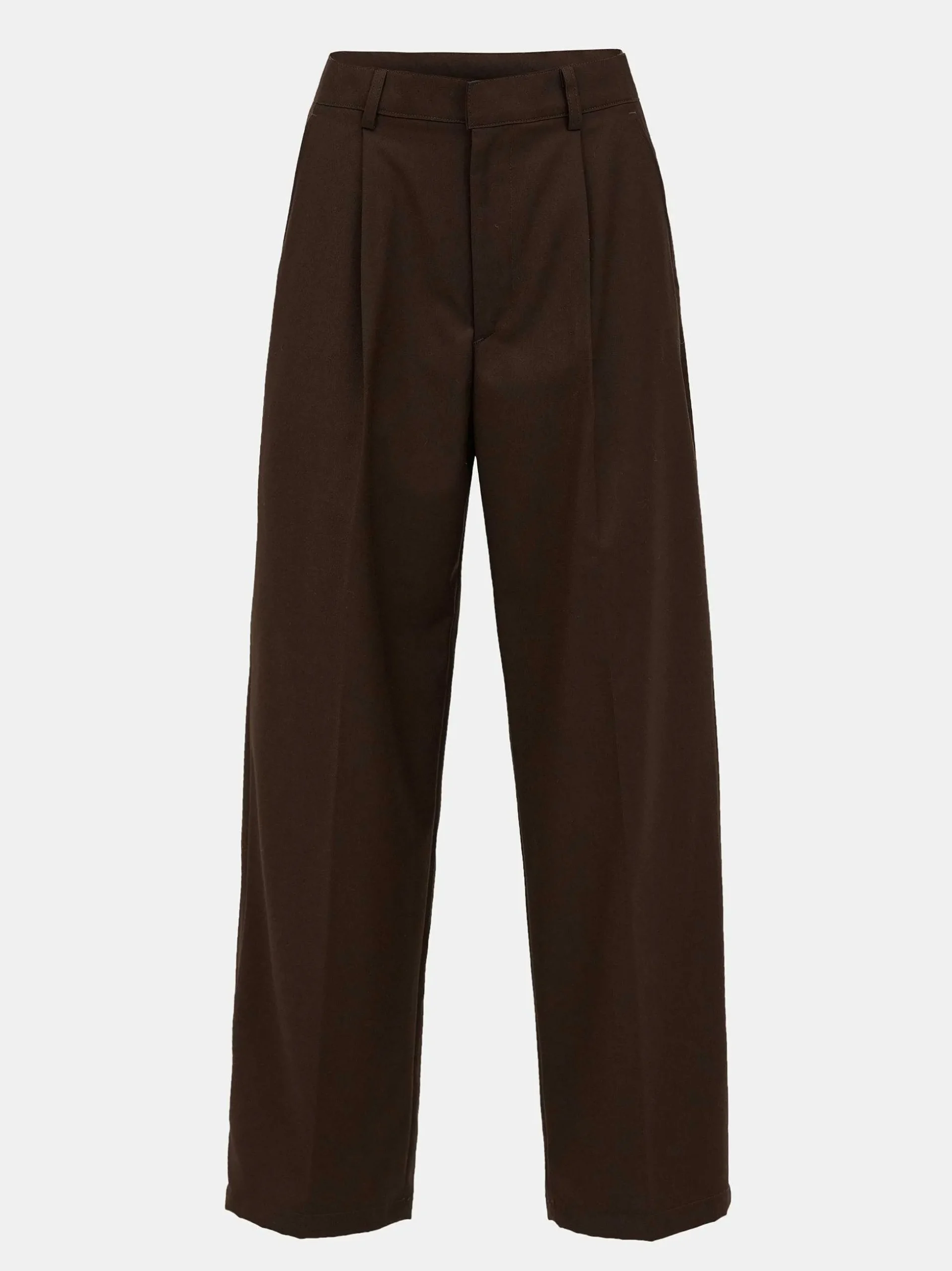 Women Source Unknown Clothing-Triangle Pocket Relaxed Trousers, Fondant