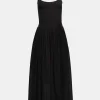 Women Source Unknown Accessories-Tulle Slip Dress, Black