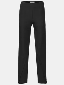 Women Source Unknown Clothing-Tyia Bias-Cut Slim Trousers, Black