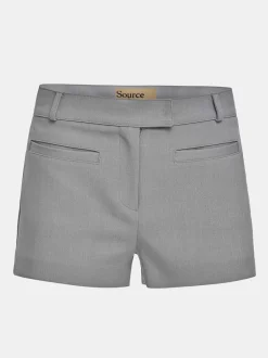 Women Source Unknown Bottoms-Ulna Welt Pocket Shorts, Grey