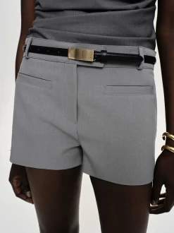 Women Source Unknown Bottoms-Ulna Welt Pocket Shorts, Grey