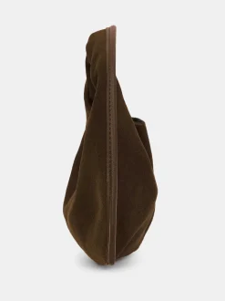 Women Source Unknown Shoes & Bags-Vida Suede Mini Tote Bag, Walnut