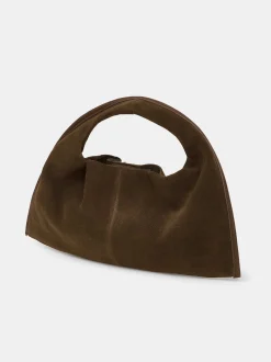 Women Source Unknown Shoes & Bags-Vida Suede Mini Tote Bag, Walnut