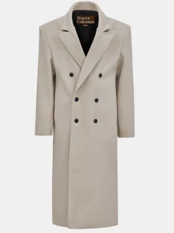 Women Source Unknown Outerwear-Wallis Oversized Grandpa Coat, Beige