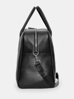 Women Source Unknown Clothing-Xlarge Weekender Faux-Leather Bag, Black
